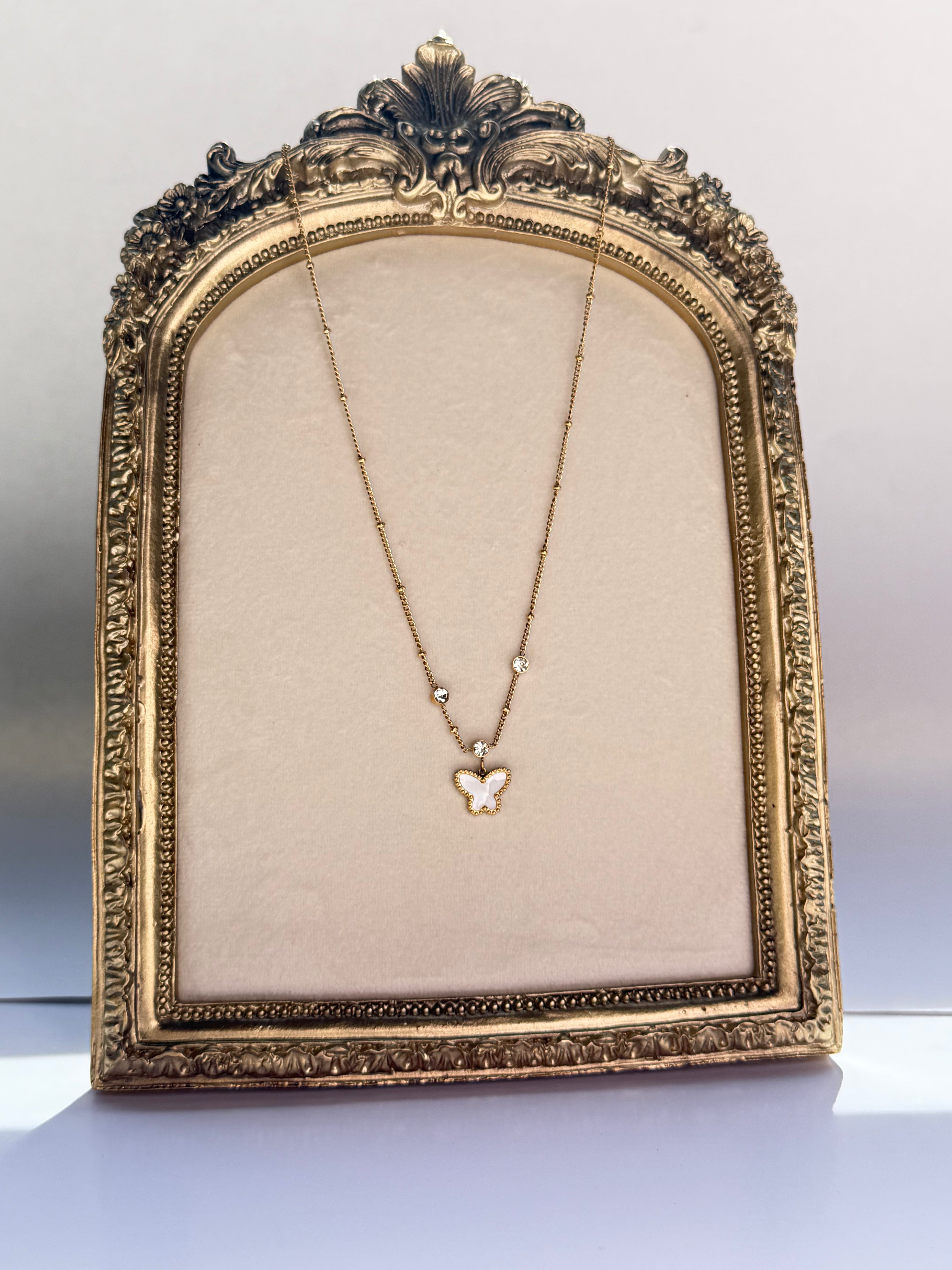 The Pearl Butterfly Necklace