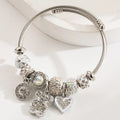 Bear & Butterfly Charm Bangle