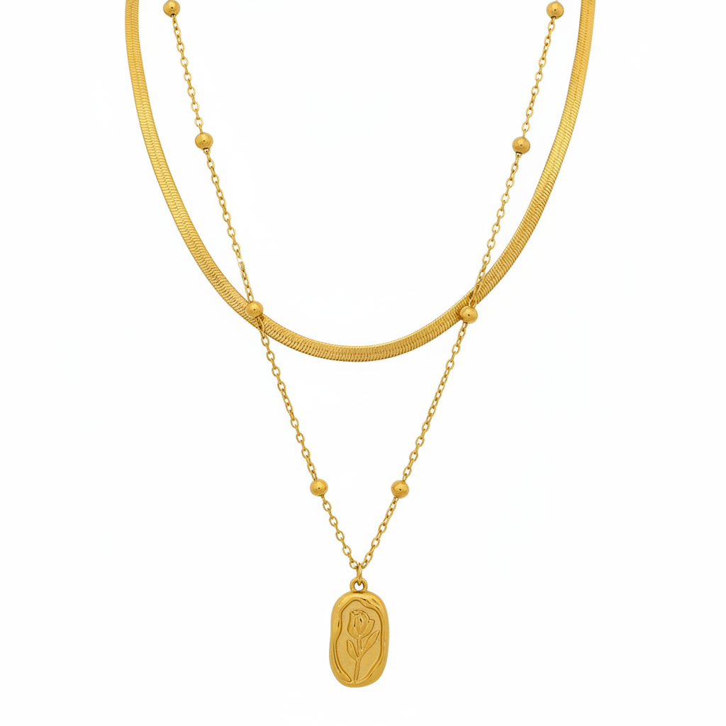 Botanical Layered Necklace