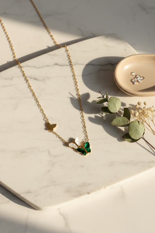 Butterfly Dream Charm Necklace