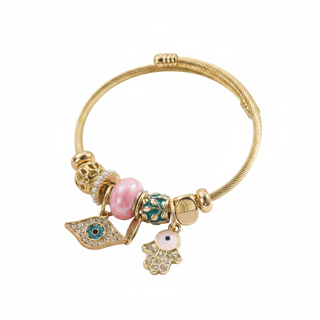 Charm Bracelet – White Background