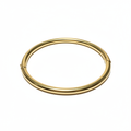 Classic Gold Bangle White