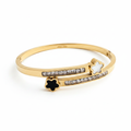 Clover Crystal Cuff