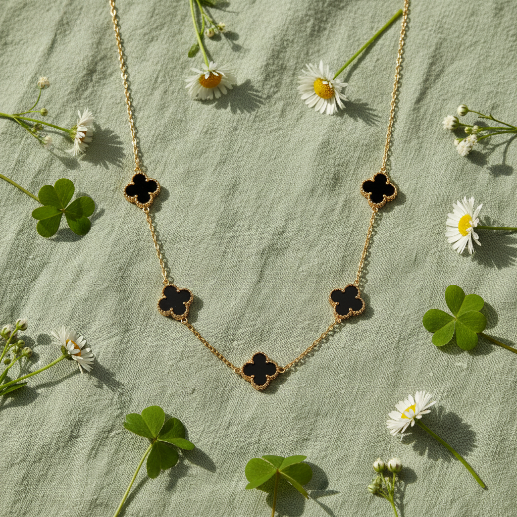 Clover Station Necklace