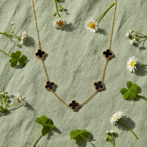 Clover Station Necklace