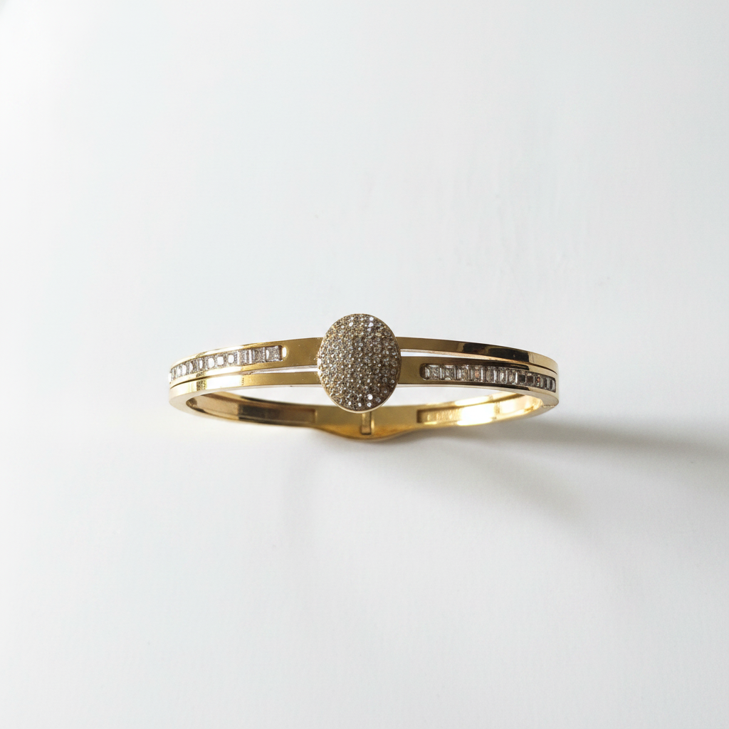 Crystal Circle Cuff