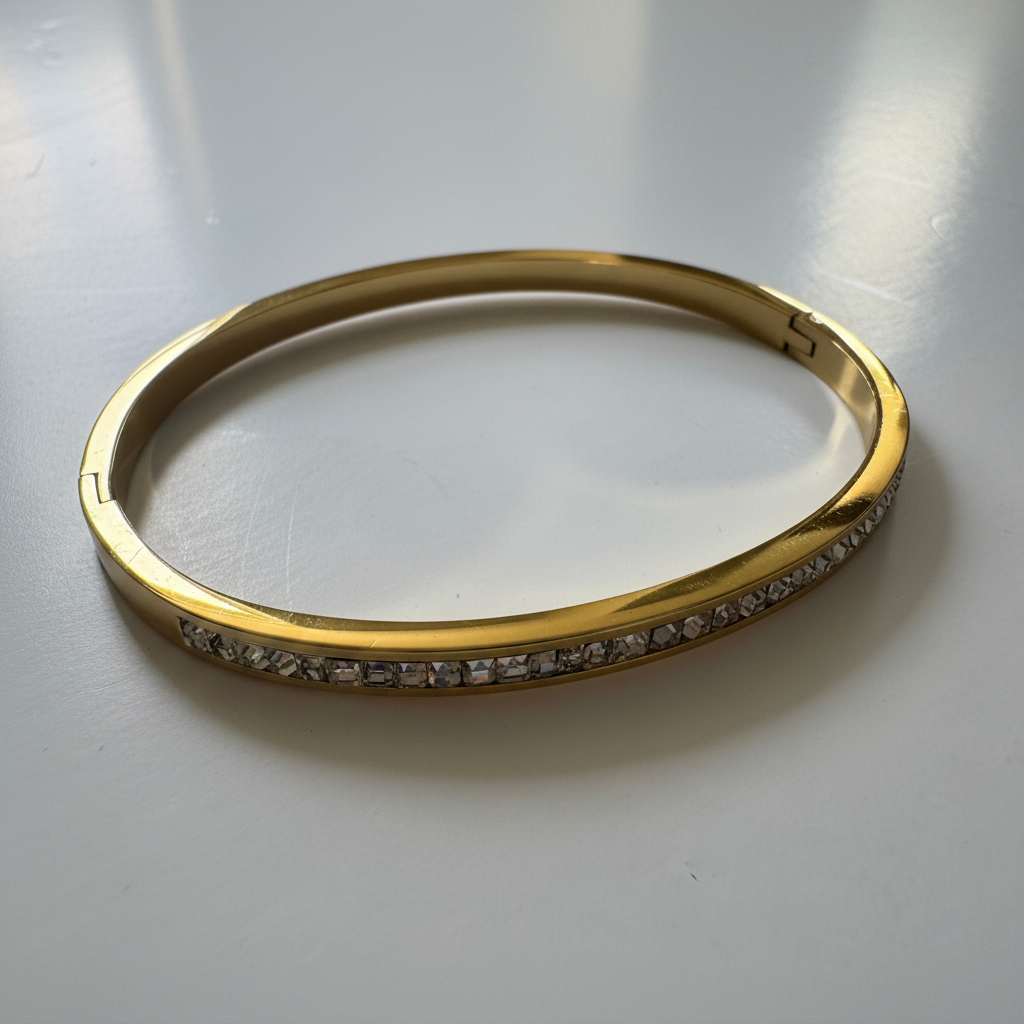 Crystal Line Bangle