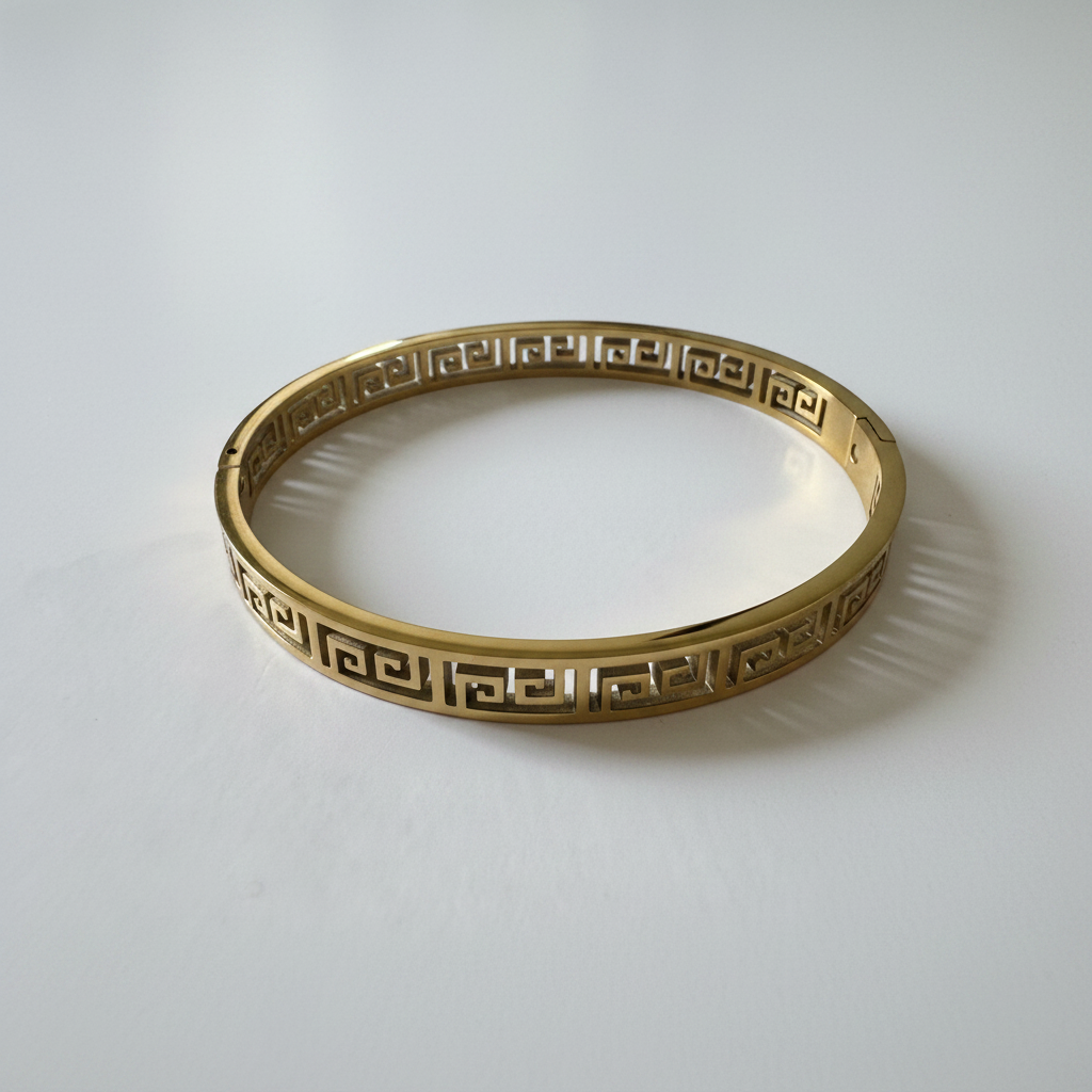 Greek Gold Bangle