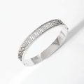 Greek Key Bangle – White BG