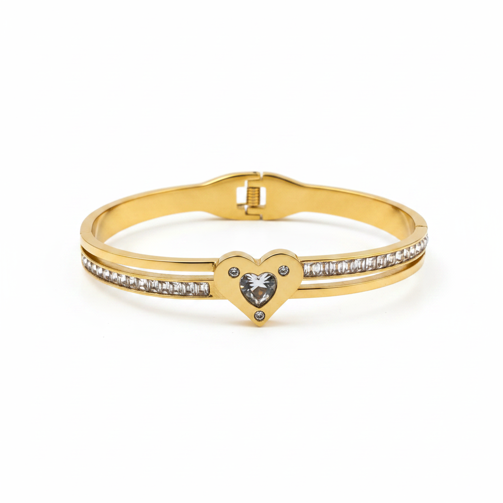 Heart Crystal Bracelet