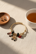 Midnight Glam Charm Bangle