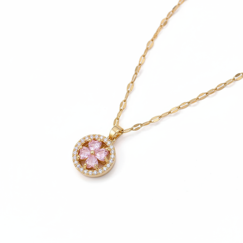 Petal Bloom Pendant - White