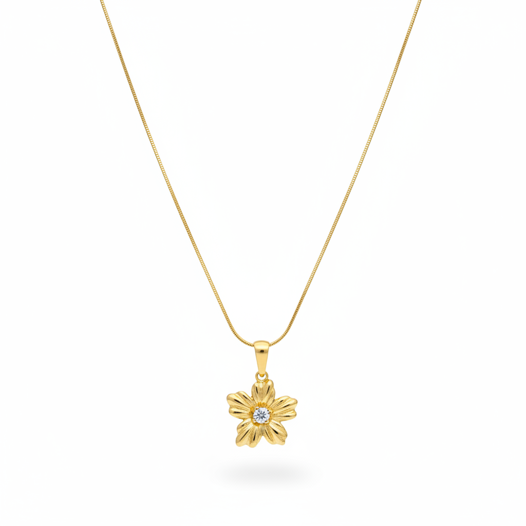 The Gold Flora Pendant