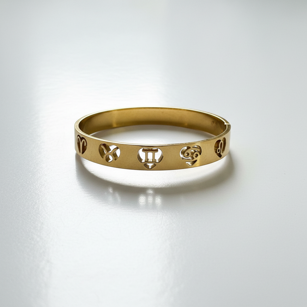 Zodiac Bangle - Flat